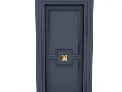 modern door 05 model Low-poly 3D model