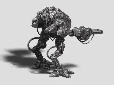 robot battle a14 3d print model  3D print model