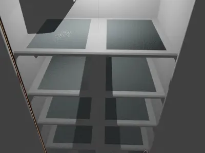 Fridge  Low-poly 3D model