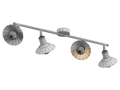 Vitaluce 5 ceiling light with three lights 3D model