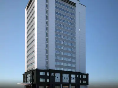 Office house 05 3D model