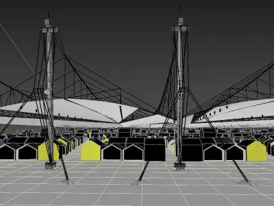 market stadium 3D model