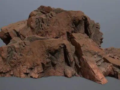 Mountain Low-poly 3D model shop