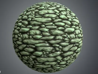 Stylized Ground Mix Vol 46 - Hand Painted Texture Pack Texture