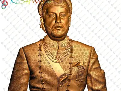 face portraits stl formate 3D print model