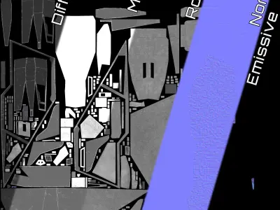 Star Trek Section 31 Drone Starship Low-poly 3D model