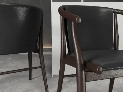 Chair Jens SJ61B 3D model