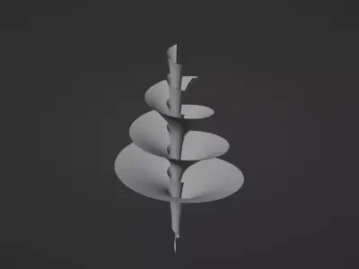 Avatar - Helicoradian -animated Blender modifiers-fbx with bones Low-poly 3D model