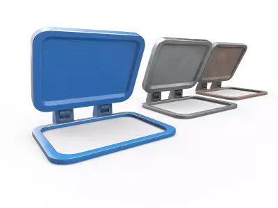 Old Hatch v2 Low-poly 3D model