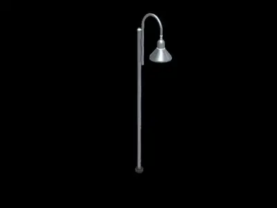 Street Lamp Free 3D model 13