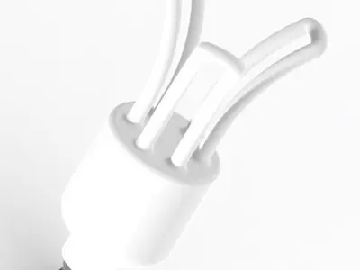 Innovative Flower CFL Bulb 3D print model