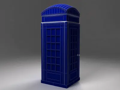 Phone booth 3D model