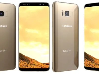 Samsung Galaxy S8 Plus All Colors 3D model