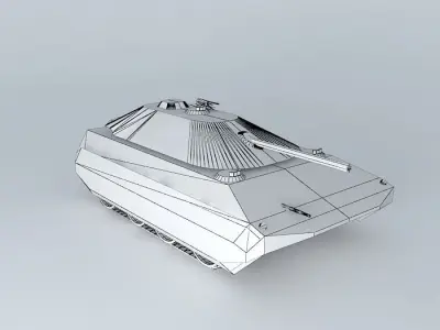 CT72 Coyote Combat tank model 72 Free 3D model