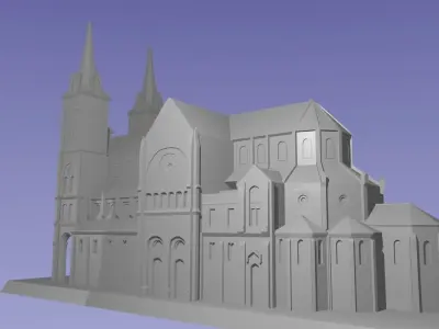 Notre-dame Cathedral Basilica of Saigon 3D print model