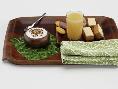 Breakfast Set 3D model