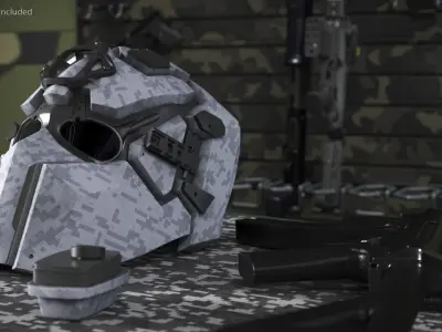  Custom Loadout Assembly with Knife Guns and Faceplate 