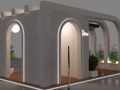 Demo Exhibition Stall 3D model