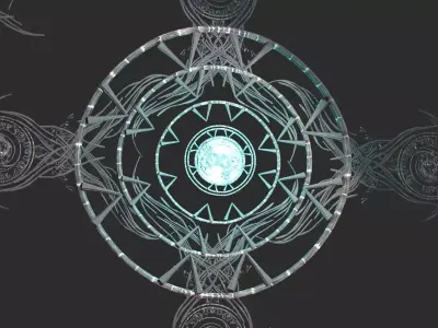 Fantasy occult symbol 1 3D model