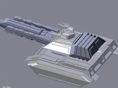 Sci fi Fighter Tank 3D print model