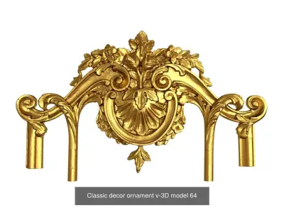 Collection onlay molding10  3D Model Pack