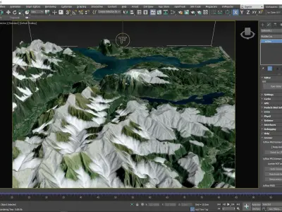 Tyflow Terrain in 3ds max e non solo 3D model