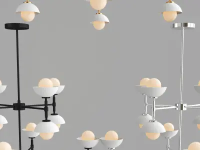 GREENWICH CHANDELIER 3D model