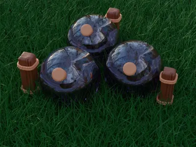 elixir storage Free low-poly 3D model