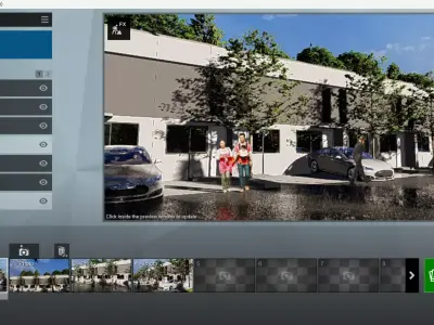 Narrow Modern House 3D Model 3 3 x 11 5 M Skp Lumion and DWG 3D model