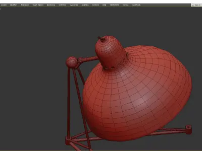 Delightfull Diana Low-poly 3D model