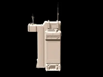 Sci Fi Buildings 3D model