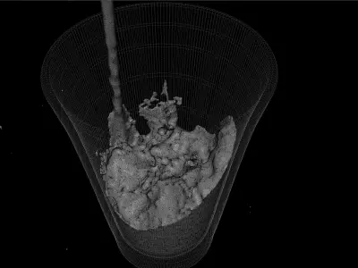 Water Pouring - Liquid Pouring - Simulated 3D model