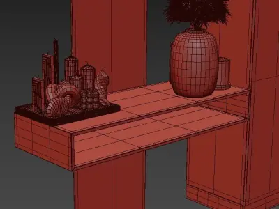 Hallway 3D model 7