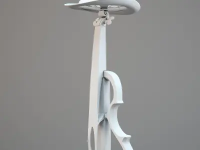 Fixture violin 3D model