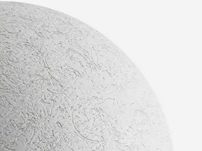 Seamless facade plaster material v4 - 8k Texture