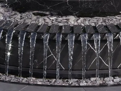 WATERFALL FOUNTAIN CASCADE  NO9 A 3D model