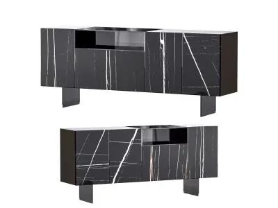 36e8 Glass Sideboard 03 3D model