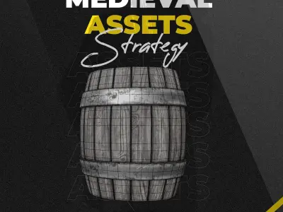 PBR Barrel - Medieval Assets - Textures V1-V2 Texture