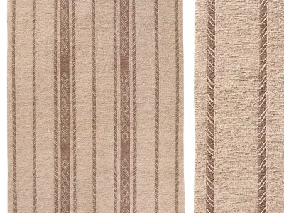 CHANDRI JUTE RUG 3D model