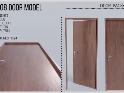 Door package 3D model