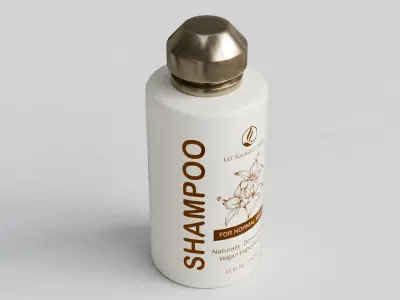 ShineOn Shampoo Low-poly 3D model