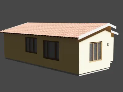 South African house number 9 v2 3D model