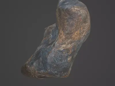 Rock Stone Low-poly 3D model buy