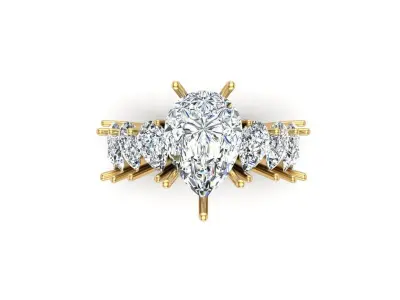 Jewelry ring 235 3D print model