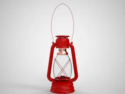 Lantern Low-poly 3D model