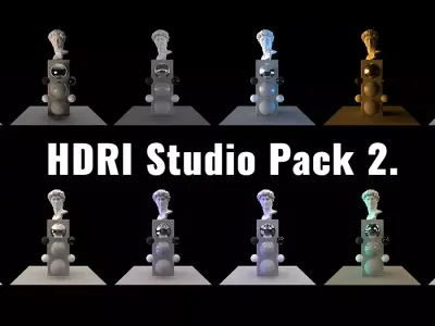 HDRI Studio Pack 2 3D model