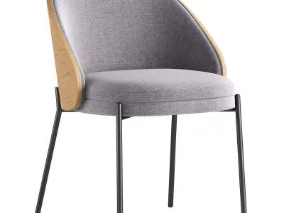 Kave Home Eamy Dining Chair 3D model
