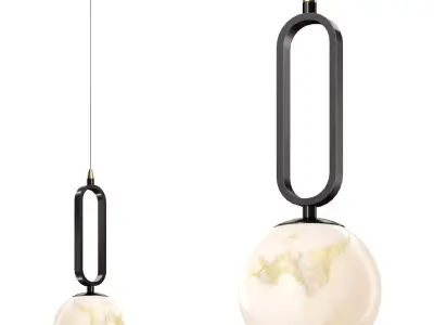 Lampatron VITAL MARBLE pendant light 3D model