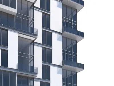 Waterfront Building 3D model