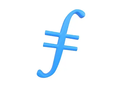 Filecoin v1 001 Low-poly 3D model